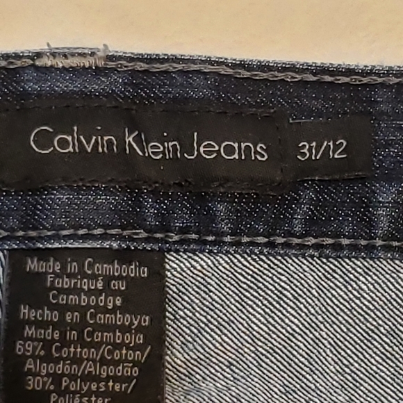 Calvin Klein Dark Wash Boot Cut Jeans - Picture 10 of 16